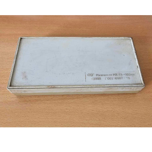 Micrometer Poland 0.01 mm USSR ΓOCT 6507-78